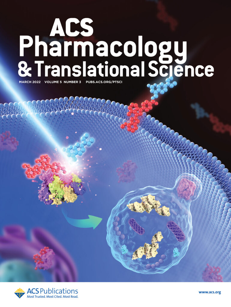 ACS Pharmacology and Translational Science cover featuring optical control of mTOR signaling and autophagy